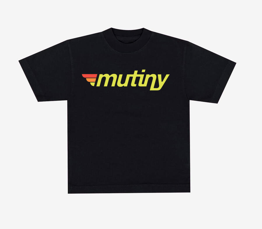 Black Mutiny Wing Short Sleeve T-Shirt